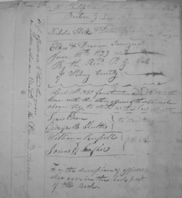 [ Record of officers, 1829-1830 ]